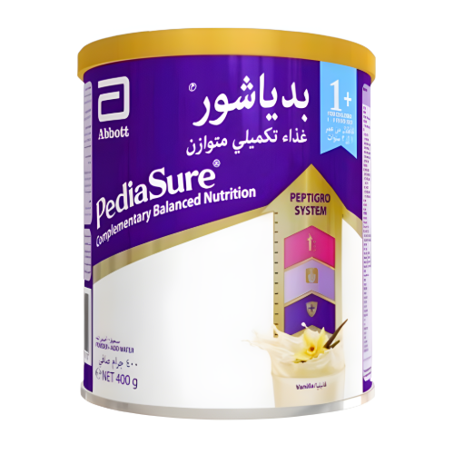 غذاء أطفال بدياشور بيبتيجرو 1+ غذاء فانيلا من عمر 1-3 400جم