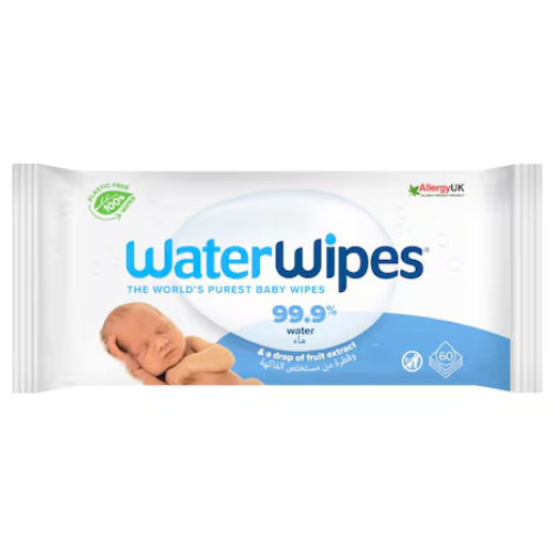 واتر وايبس محارم مبللة بالماء 60 منديل