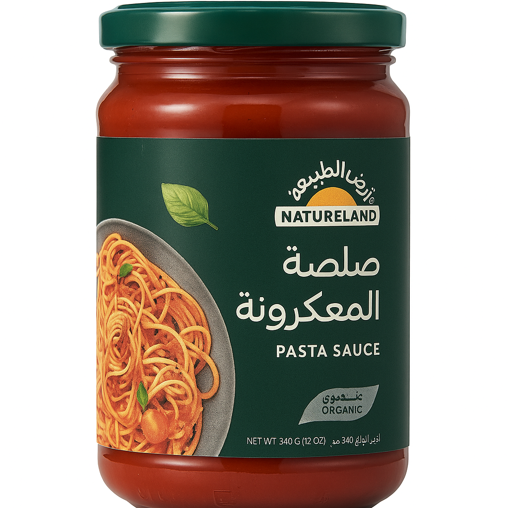 صلصة معكرونة تقليدية ارض الطبيعة 340جم