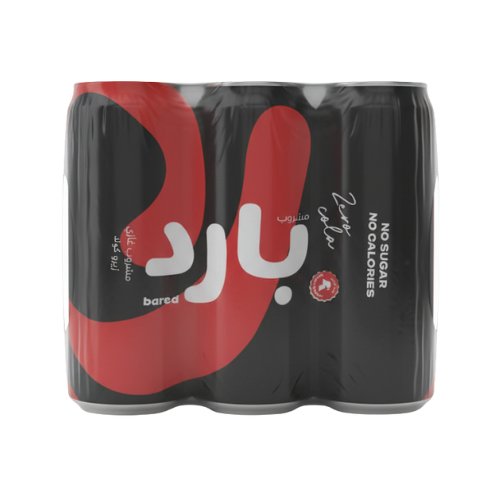 مشروب بارد غازي كولا خالي سكر عبوة معدنية 6 × 250 مل