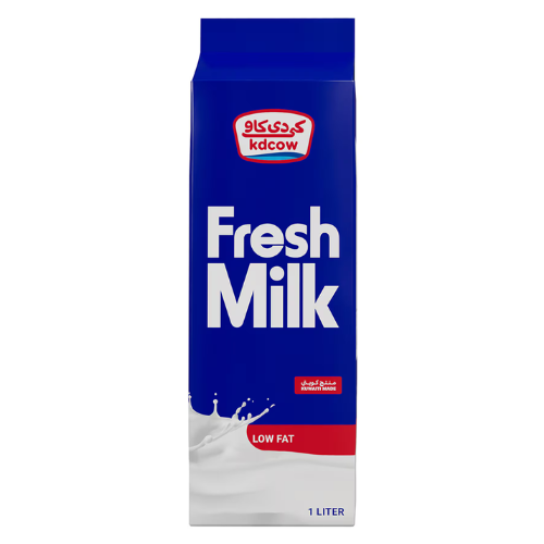 حليب طازج قليل الدسم كي دي كاو 1 لتر