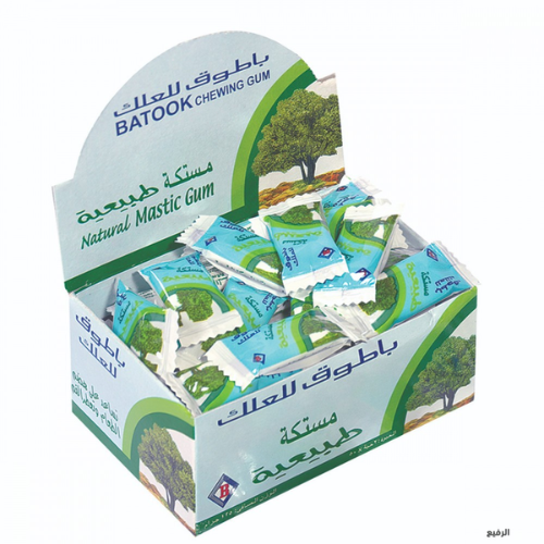 باطوق علك مستكة طبيعية فاخره 40 حبه