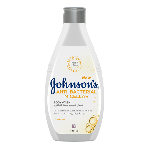 غسول جسم ليمون ضد البكتيريا جونسون 400 مل