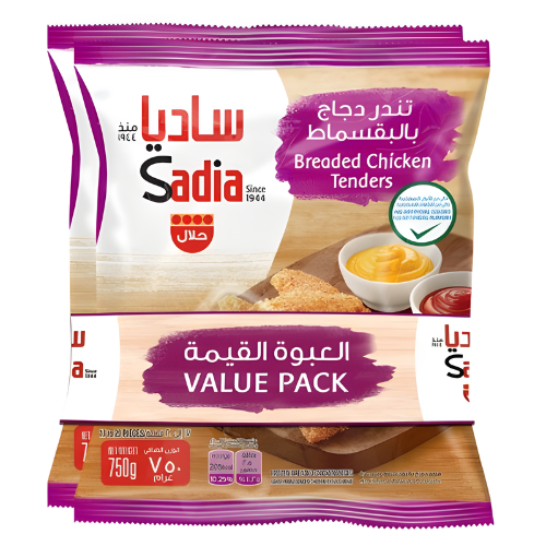 تندر دجاج بالبقسماط ساديا 2 × 750جم