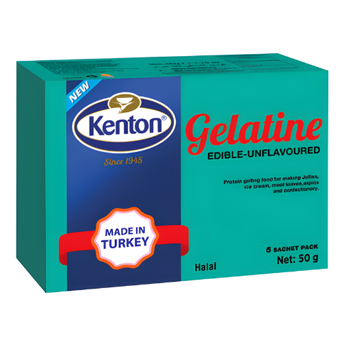 جيلاتين غذائي بدون نكهة كينتون 50 جم