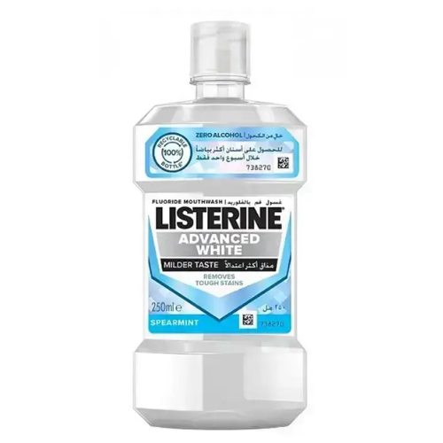 غسول فم بالفلورايد ادفانسد وايت ليسترين 250مل