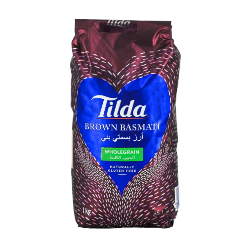 أرز بسمتي بني 1 كجم تيلدا