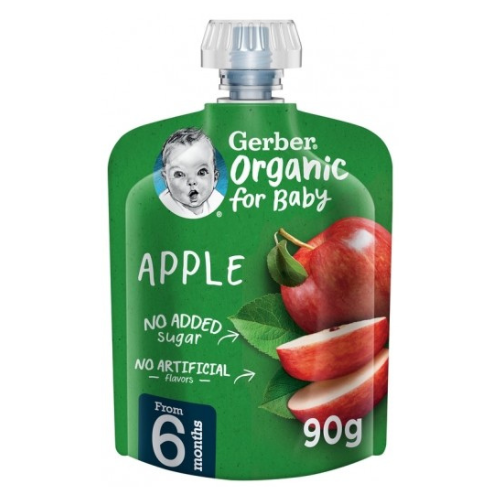 غذاء اطفال تفاح عضوي جربر 90 جم