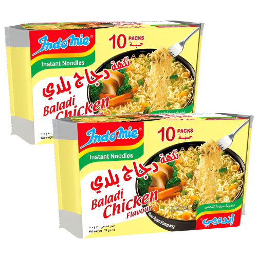 إندومي بنكهة دجاج بلدي 20 × 77 جم
