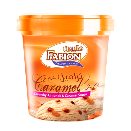 آيس كريم فابيون كراميل 125 مل