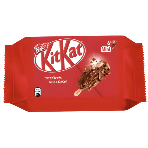 آيس كريم كت كات ستيكس مالتي باك 60 مل 6 قطع 1 باكيت