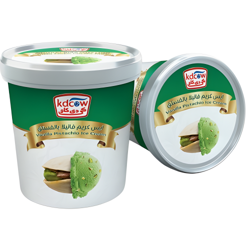 أيس كريم فانيلا مع فستق كي دي كاو 1 لتر