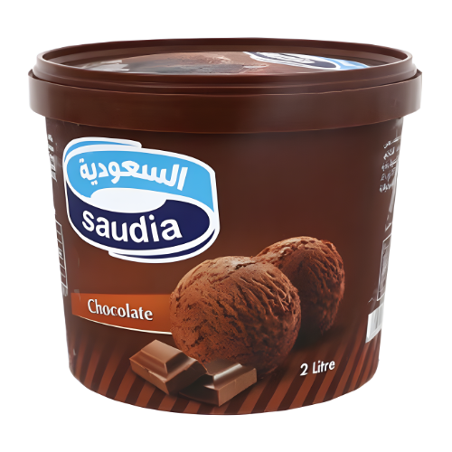أيس كريم شوكولاتة السعودية 2 لتر