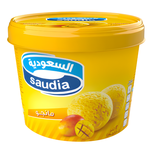 أيس كريم مانجو السعودية 2 لتر