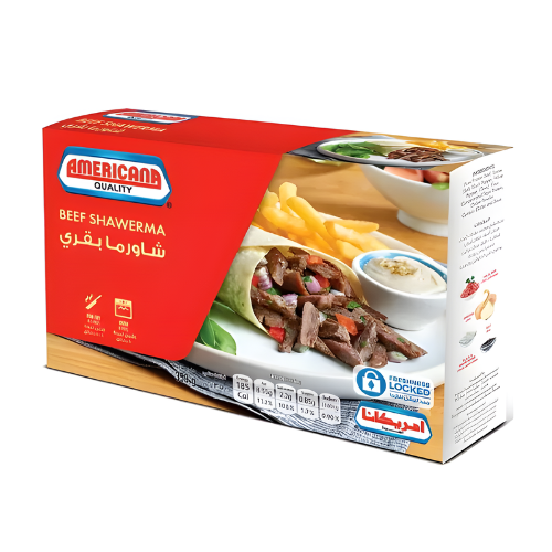 شاورما بقري امريكانا 350جم