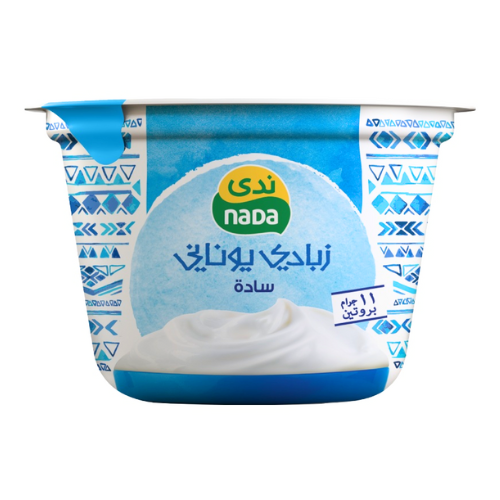 زبادي يوناني سادة 160جم ندى
