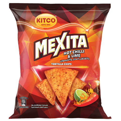 كيتكو مكسيتا شيبس تورتيلا بنكهة الفلفل الحار والليمون 48 جرام