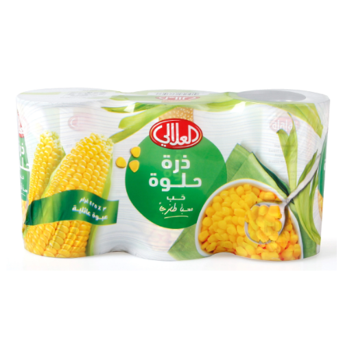 ذرة حلوةالعلالي حبة كاملة 425 جم 3 حبة