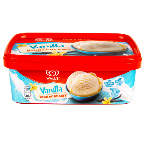 آيس كريم فانيليا ويلز 1 لتر