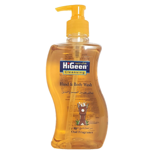 صابون سائل للجسم  هاي جين واليدين دهن العود 500 مل
