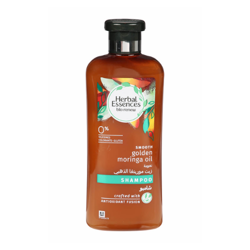 شامبوبزيت المورينغا الذهبي المنعم. هيربل إيسنسز  400 مل