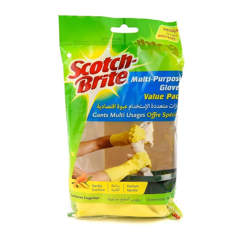 قفازات متعدد الاستخدام وسط برائحة الفانيلا سكوتش برايت