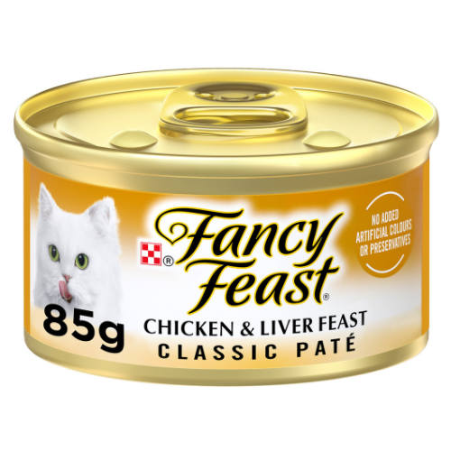 بورينا فانسي فيست باتيه كلاسيك دجاج وكبد 85 جم