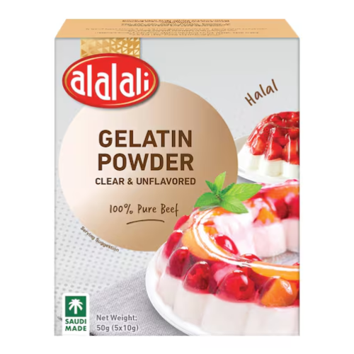 جلاتين بودرة بدون نكهة العلالي 50 جم