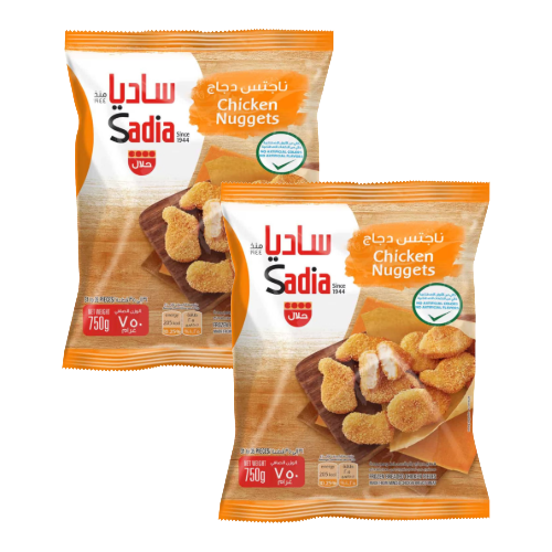 ناجتس دجاج بالبقسماط ساديا 2 × 750 جرام