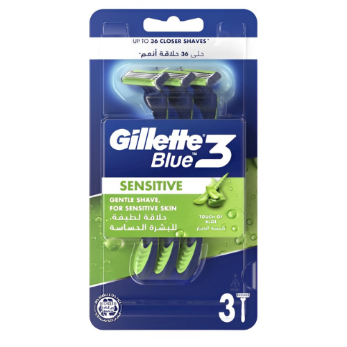شفرات حلاقة بلو 3 كومفرت للرجال جيليت 3 شفرات