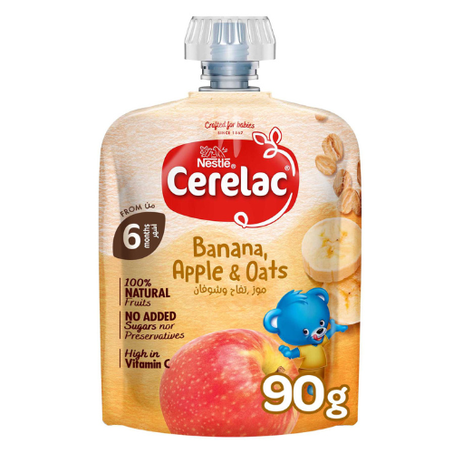 سيريلاك بوريه موز تفاح شوفان 90جم