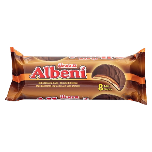 أولكر ألبيني بسكويت مع كراميل مغطتة بشوكولاة الحليب 344 جم