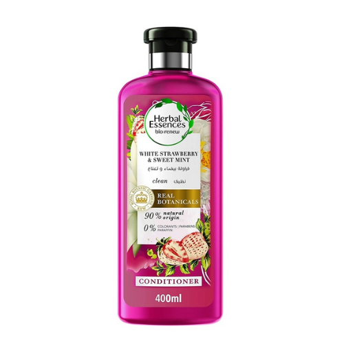 بلسم نظيف بالفراولة البيضاء والنعناع الحلو هيربال إيسنسز 400 مل