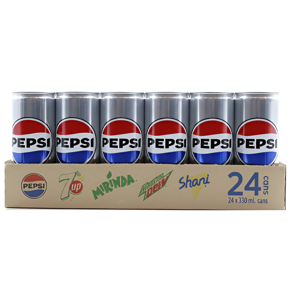 مشروب بيبسي دايت غازي 24 ×330 مل