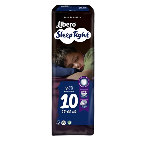 حفاظات أطفال شورت رقم  (9) ليلي كبير ليبيرو  3-60كجم  9حبة