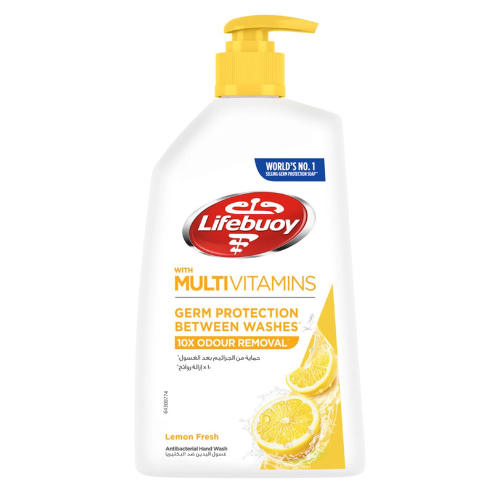 غسول يدين  لايف بوي مطور بالفضة انتعاش الليمون 500مل