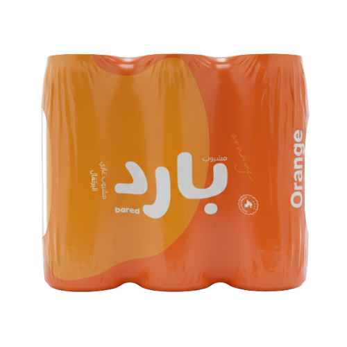 مشروب بارد غازي برتقال عبوة معدنية 6 × 250 مل