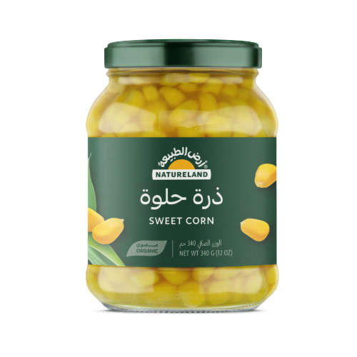 ارض الطبيعة ذرة حلوة عضوي 340 جم