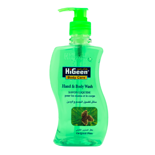 صابون سائل هاي جين  للجسم واليدين الصنوبر الأصلي 500 مل