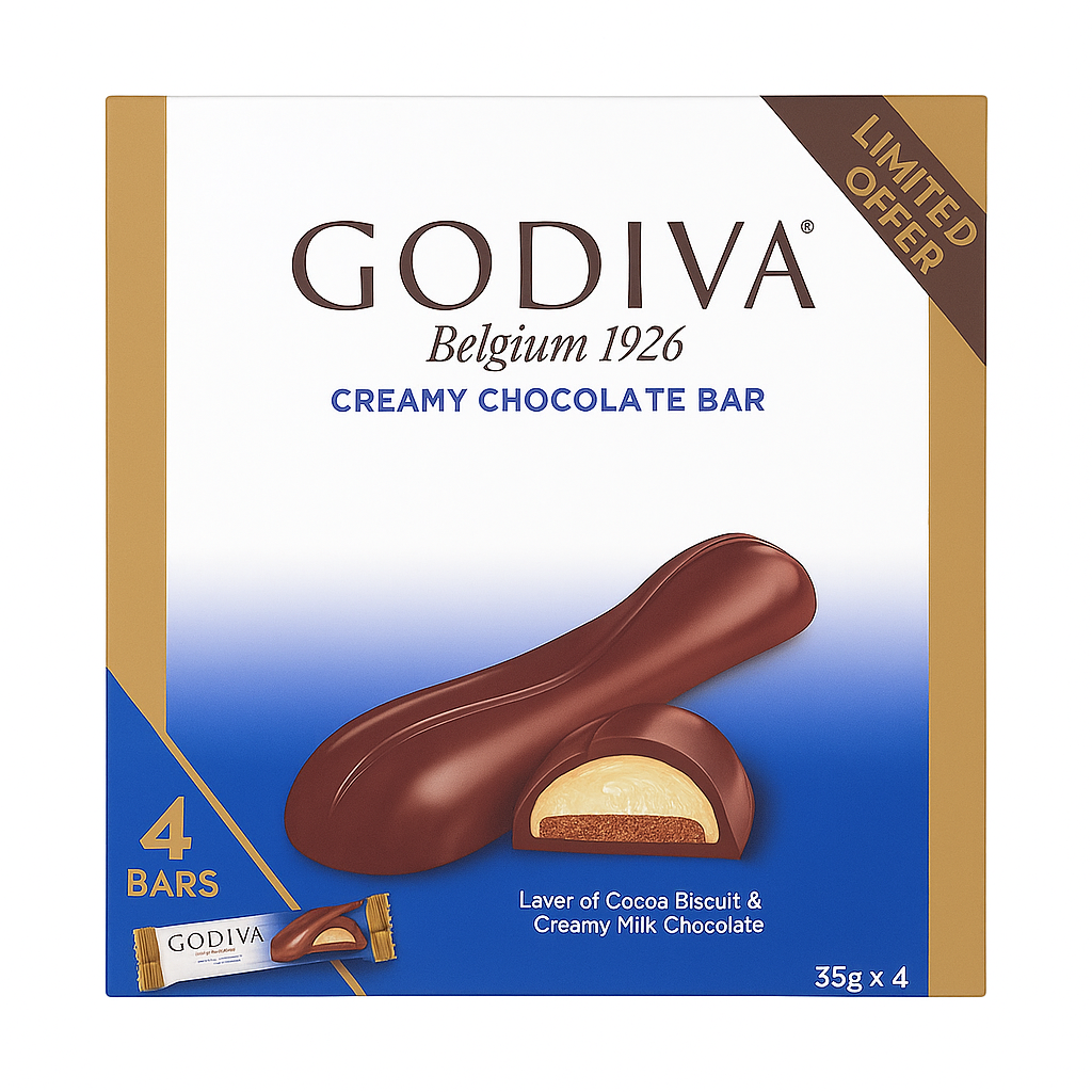 جوديفا شوكولاتة كريمي  4 × 35 جم