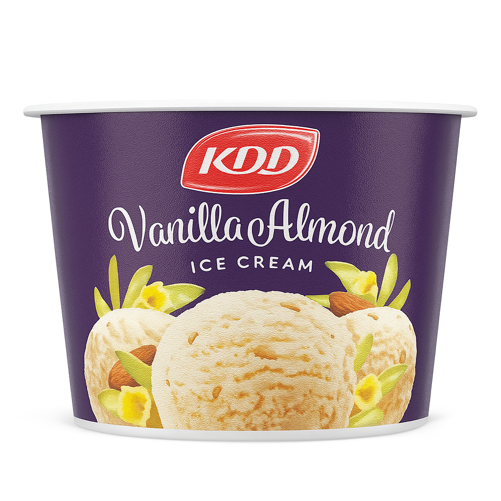 ايس كريم كي دي دي فانيلا باللوز 167 جم