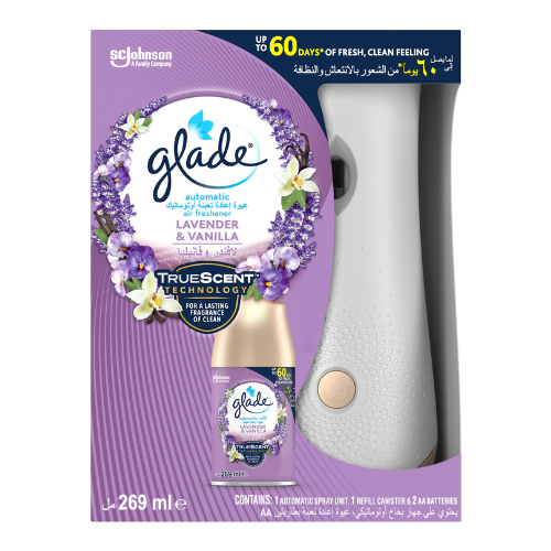 جليد جهاز بخاخ اتوماتيك لافندر وفانيليا 269مل