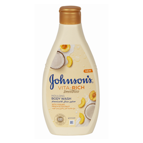 جونسون سائل إستحمام اللبن والخوخ وجوز الهند 250مل