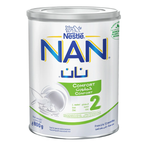 حليب نان رقم 2 كومفرت من 6 - 12 اشهر 800جم