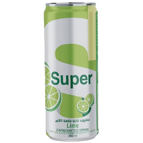 مشروب سوبر لايم الغازي 250 مل