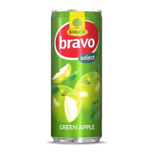 برافو نكتار تفاح اخضر راوخ 250مل