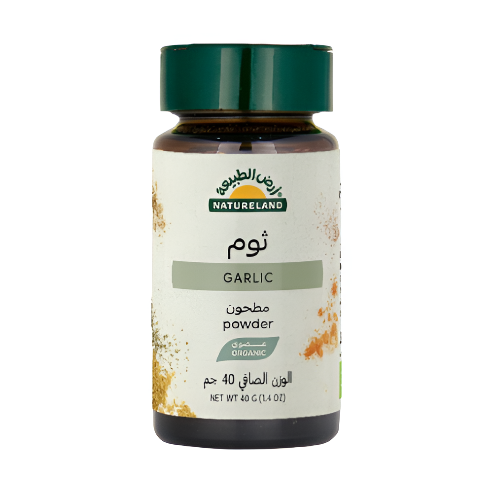 ثوم مطحون ارض الطبيعة 40جم