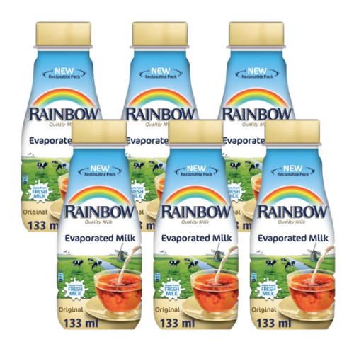 حليب مبخر ابو قوس 6 × 133 مل