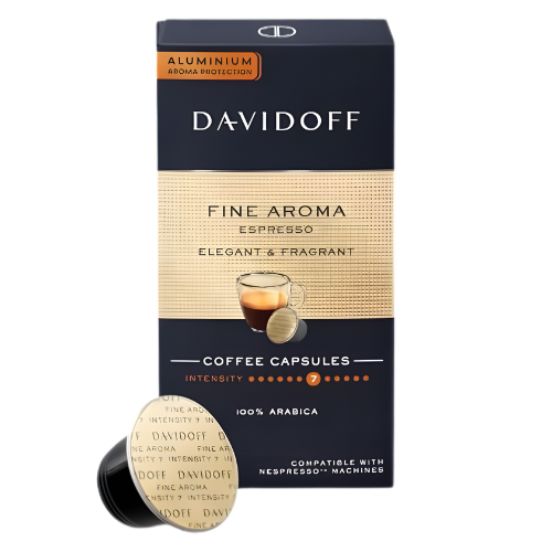 قهوة كبسولة فورية فاين اروما ارابيكا ديفيداوف 10*55جم