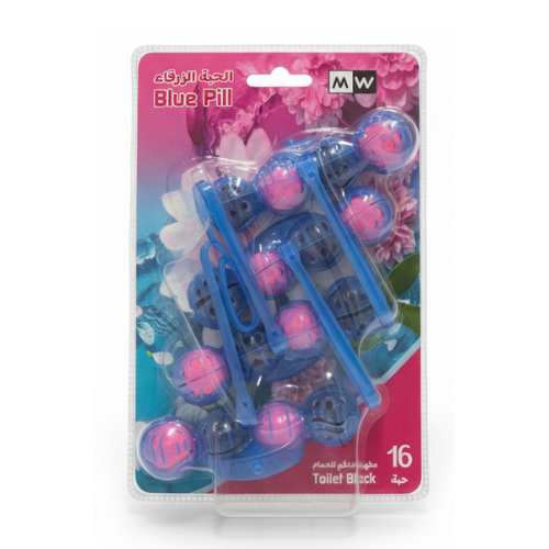 MW مطهر ومعقم للحمام 16 حبة